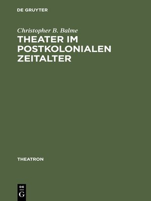 cover image of Theater im postkolonialen Zeitalter